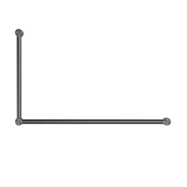 MECCA CARE 32MM DDA GRAB RAIL SET 90 DEGREE 600X1000MM GUN METAL (NRCR3290GM)