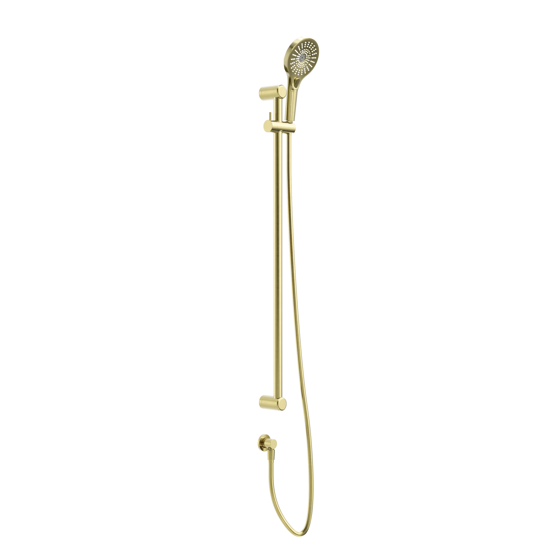 MECCA CARE 25MM GRAB RAIL AND ADJUSTABLE SHOWER RAIL SET 900MM BRUSHED GOLD (NRCS004BG)