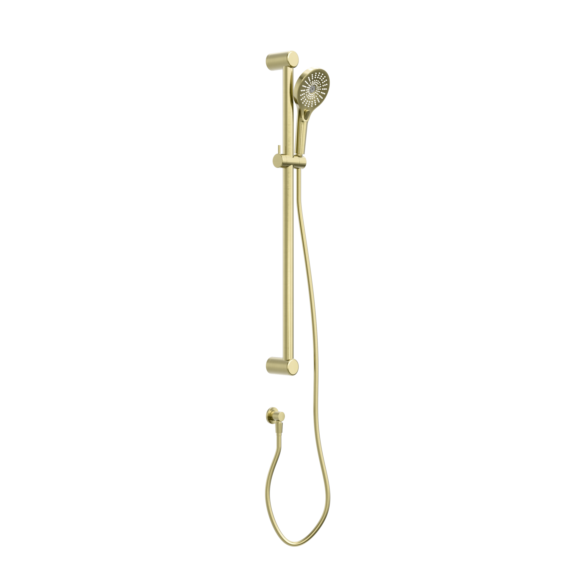 MECCA CARE 32MM GRAB RAIL AND ADJUSTABLE SHOWER RAIL SET 900MM BRUSHED GOLD (NRCS005BG)