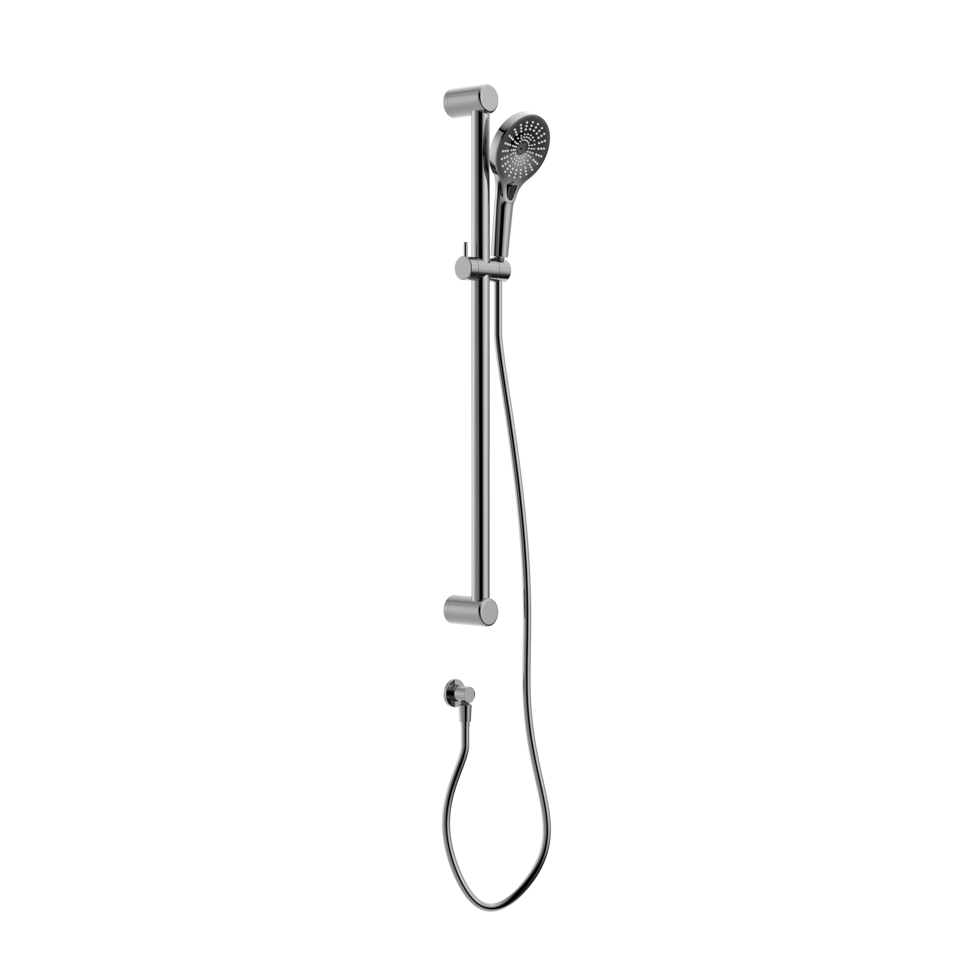 MECCA CARE 32MM GRAB RAIL AND ADJUSTABLE SHOWER RAIL SET 900MM CHROME (NRCS005CH)