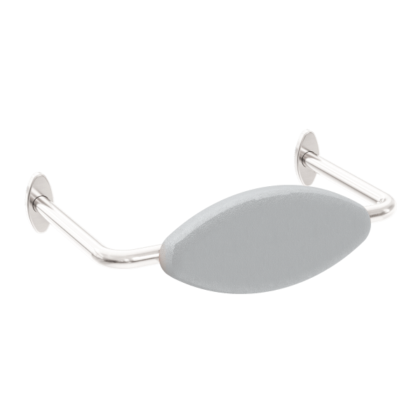 MECCA CARE  DDA TOILET BACKREST BRUSHED NICKEL (NRCR0001BN)