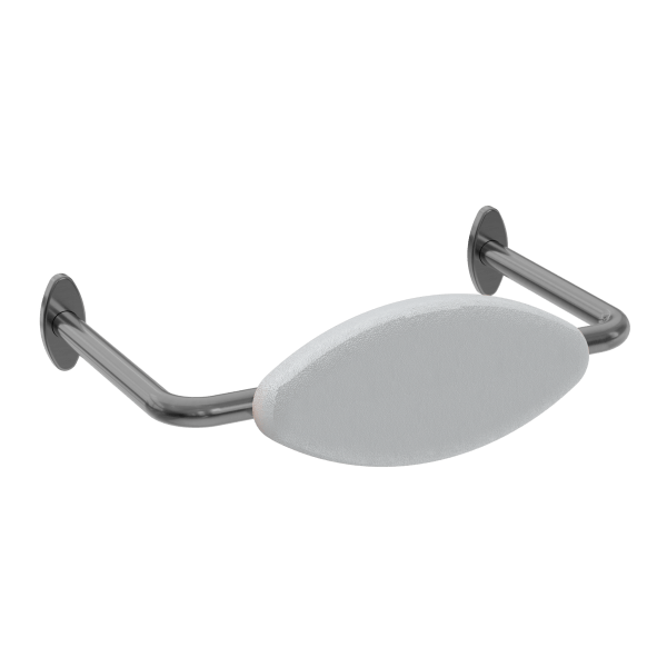 MECCA CARE  DDA TOILET BACKREST GUN METAL (NRCR0001GM)
