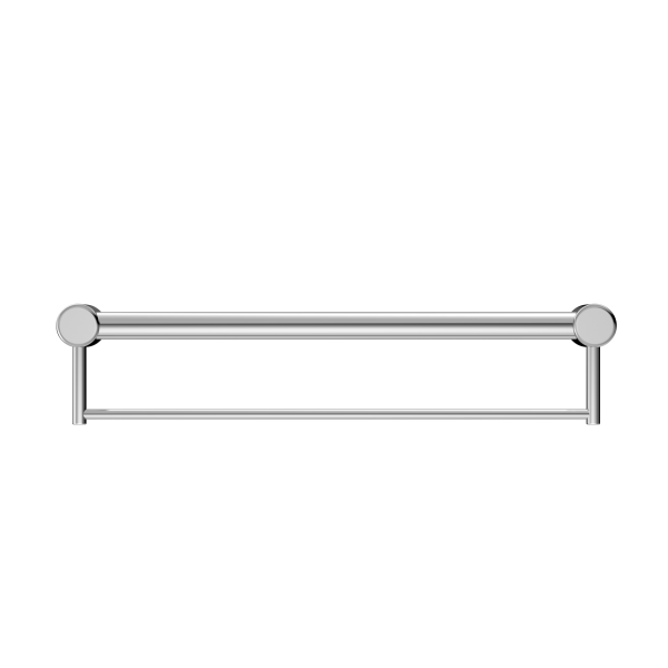 MECCA CARE 32MM GRAB RAIL WITH TOWEL HOLDER 600MM CHROME (NRCR3224BCH)