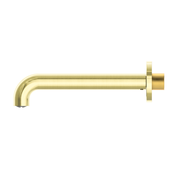 MECCA BASIN/BATH SPOUT ONLY 120/160/185/230/260MM BRUSHED GOLD (NR221903C120/160/185/230/260BG)