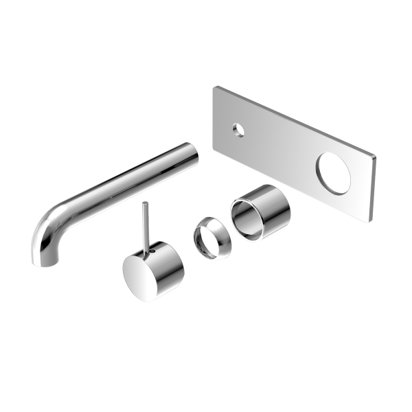 MECCA WALL BASIN/BATH MIXER HANDLE UP 120/160/185/230/260MM TRIM KITS ONLY CHROME (NR221910b120/160/185/230/260TCH)