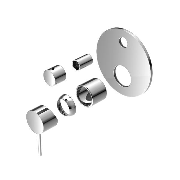 MECCA SHOWER MIXER WITH DIVERTOR TRIM KITS ONLY CHROME (NR221911atCH)