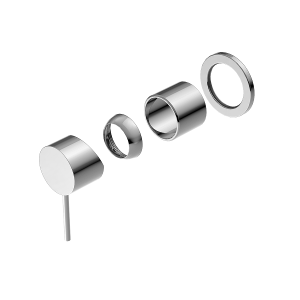 MECCA SHOWER MIXER 60MM PLATE TRIM KITS ONLY CHROME (NR221911htCH)