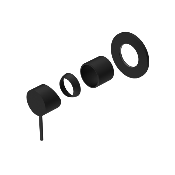 MECCA SHOWER MIXER TRIM KITS ONLY MATTE BLACK (NR221911tMB)