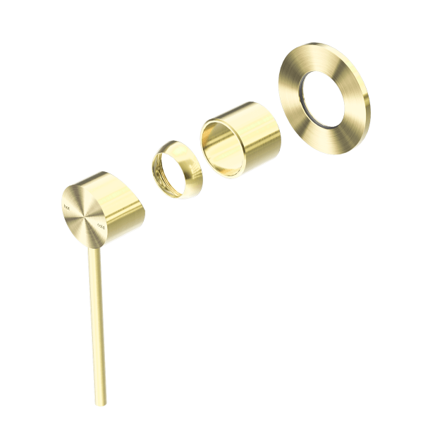 MECCA CARE SHOWER MIXER TRIM KITS ONLY BRUSHED GOLD (NR221911xtBG)