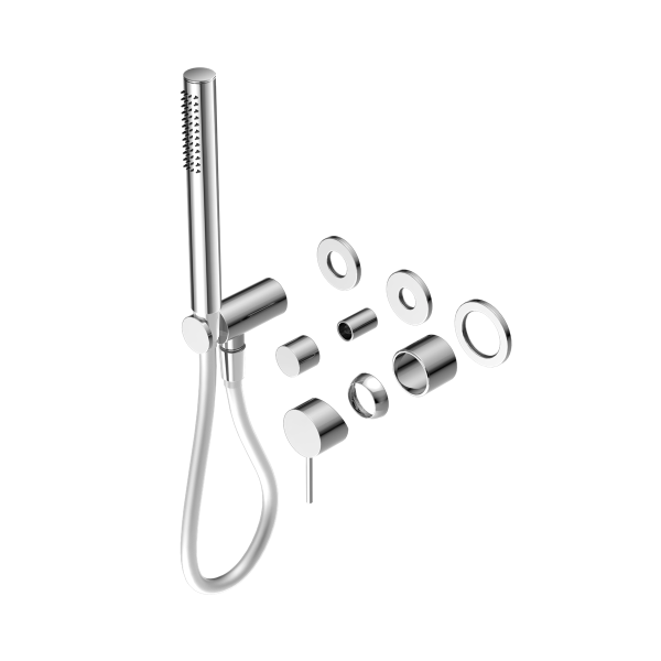 MECCA SHOWER MIXER DIVERTOR SYSTERM SEPARATE BACK PLATE TRIM KITS ONLY CHROME (NR221912ftCH)