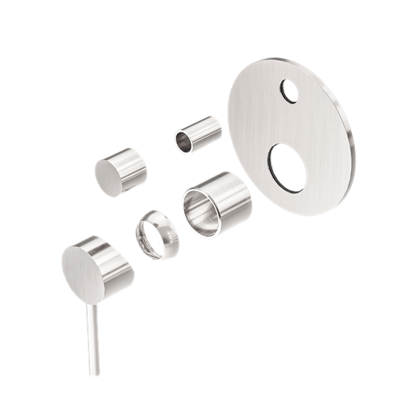 DOLCE SHOWER MIXER WITH DIVERTOR TRIM KITS ONLY BRUSHED NICKEL (NR250811atBN)