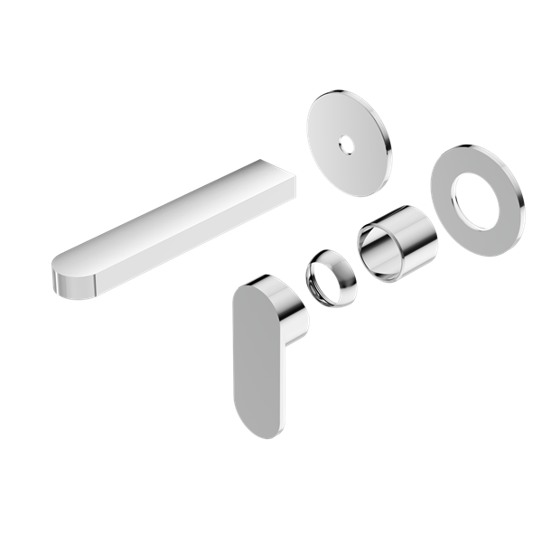 ECCO WALL BASIN/BATH MIXER SEPARATE BACK PLATE TRIM KITS ONLY CHROME (NR301310btCH)