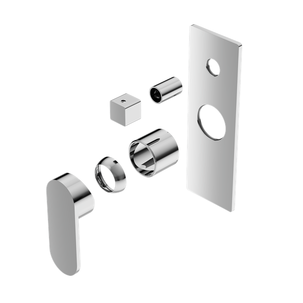 ECCO SHOWER MIXER WITH DIVERTOR TRIM KITS ONLY CHROME (NR301311atCH)