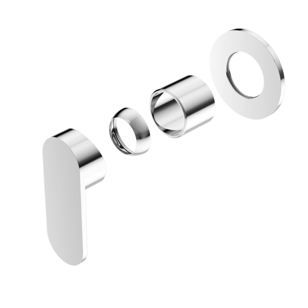 ECCO SHOWER MIXER ROUND BACK PLATE TRIM KITS ONLY CHROME (NR301311dtCH)