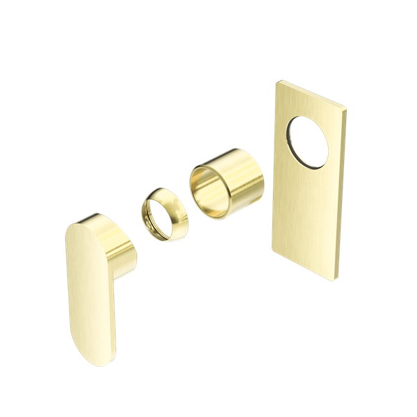 ECCO SHOWER MIXER TRIM KITS ONLY BRUSHED GOLD (NR301311tBG)