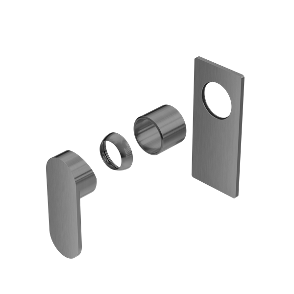 ECCO SHOWER MIXER TRIM KITS ONLY GUN METAL (NR301311tGM)