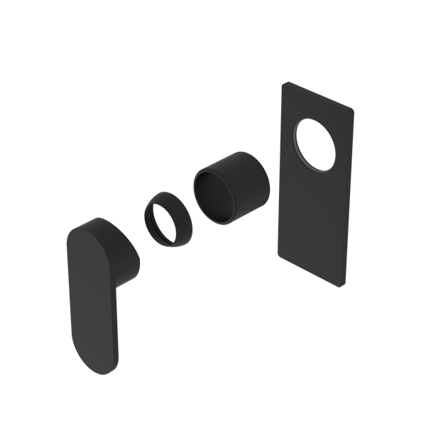 ECCO SHOWER MIXER TRIM KITS ONLY MATTE BLACK (NR301311tMB)
