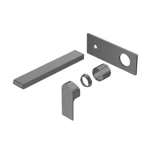 BIANCA WALL BASIN/BATH MIXER 230MM TRIM KITS ONLY GUN METAL (NR321510atGM / NR321510btGM)