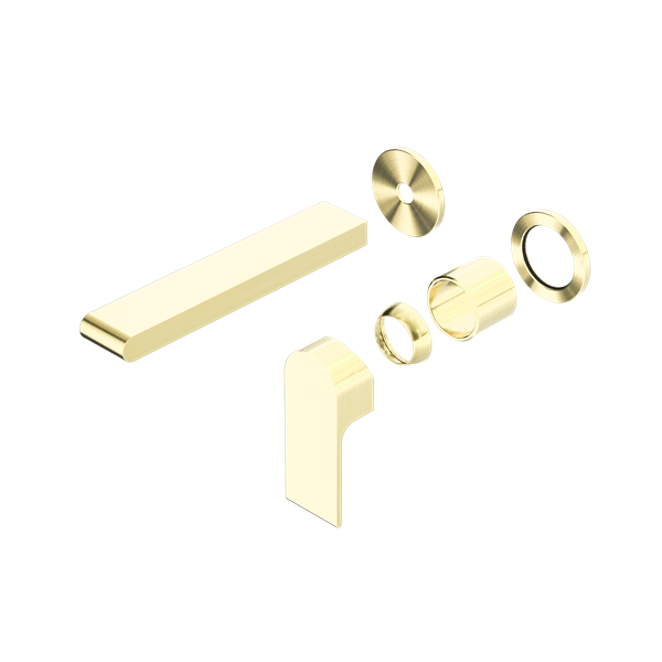 BIANCA WALL BASIN/BATH MIXER 187MM SEPARATE BACK PLATE TRIM KITS ONLY BRUSHED GOLD (NR321510etBG / NR321510ftBG)