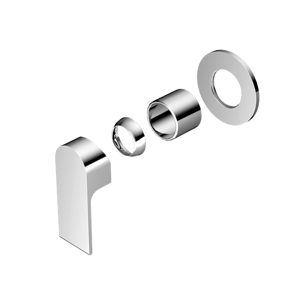 BIANCA SHOWER MIXER WITH ROUND PLATE TRIM KITS ONLY CHROME (NR321511dtCH)