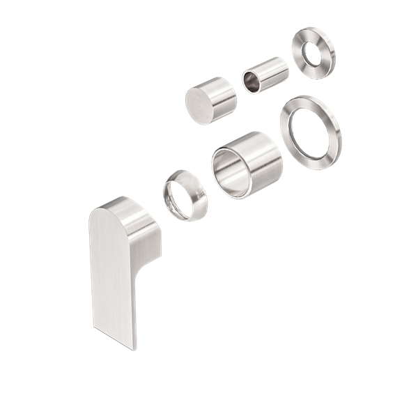 BIANCA SHOWER MIXER WITH DIVERTOR SEPARATE BACK PLATE TRIM KITS ONLY BRUSHED NICKEL (NR321511gtBN)