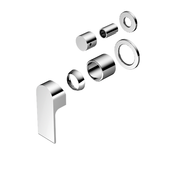 BIANCA SHOWER MIXER WITH DIVERTOR SEPARATE BACK PLATE TRIM KITS ONLY CHROME (NR321511gtCH)