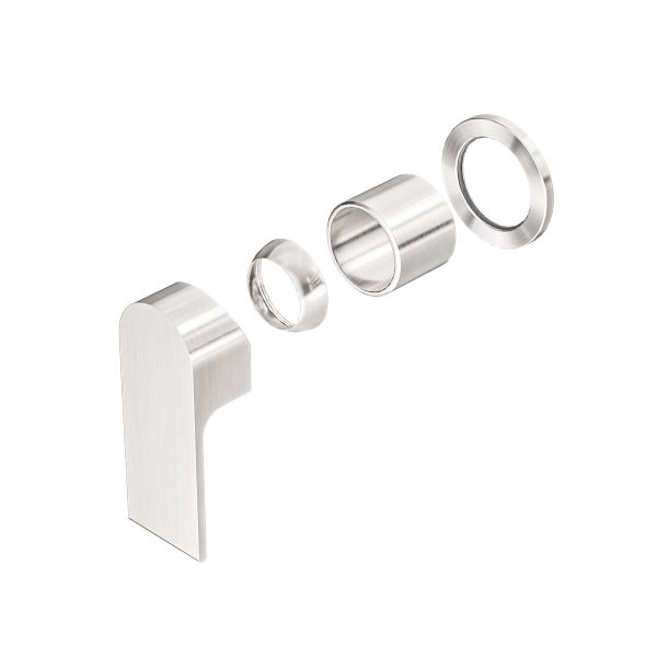 BIANCA SHOWER MIXER WITH 60MM PLATE TRIM KITS ONLY BRUSHED NICKEL (NR321511htBN)