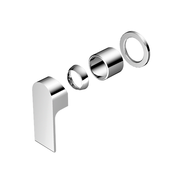 BIANCA SHOWER MIXER WITH 60MM PLATE TRIM KITS ONLY CHROME (NR321511htCH)