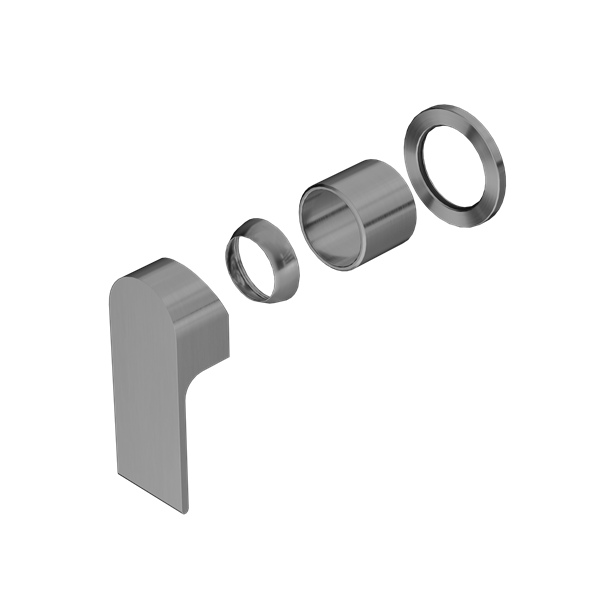 BIANCA SHOWER MIXER WITH 60MM PLATE TRIM KITS ONLY GUN METAL (NR321511htGM)