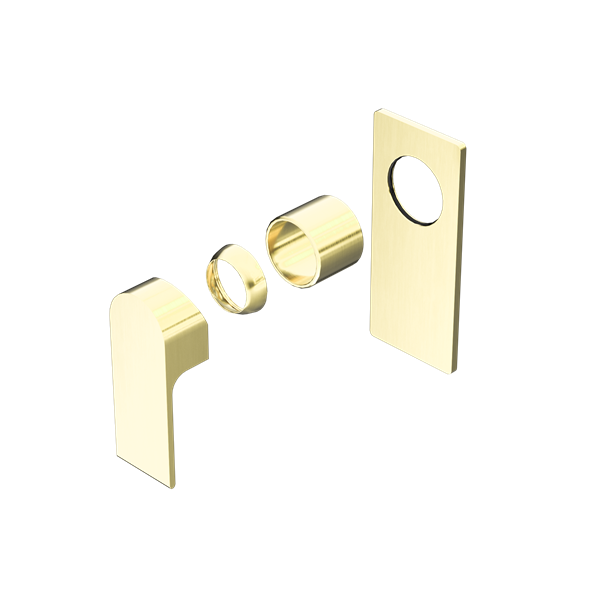 BIANCA SHOWER MIXER TRIM KITS ONLY BRUSHED GOLD (NR321511tBG)