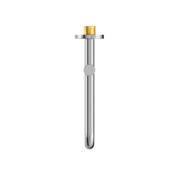MECCA WALL MOUNTED SWIVEL BASIN/BATH SPOUT 225MM CHROME (NR221903gCH)