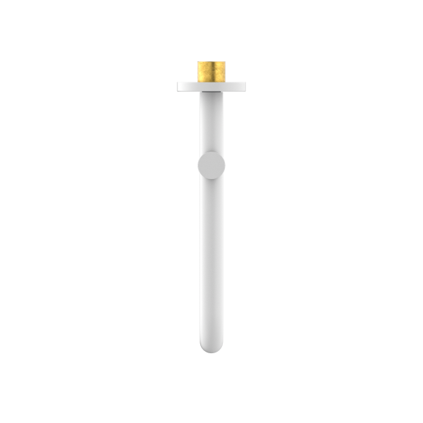 MECCA WALL MOUNTED SWIVEL BASIN/BATH SPOUT 225MM MATTE WHITE (NR221903gMW)