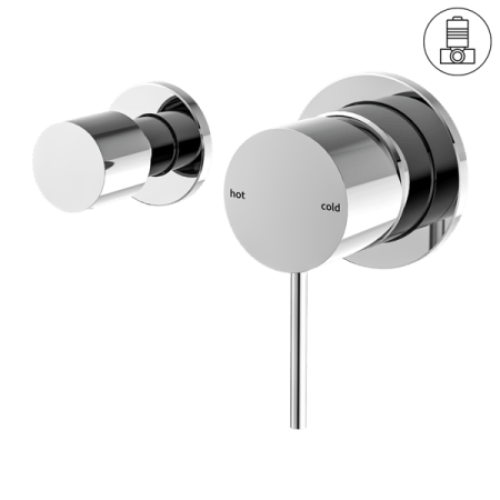 MECCA SHOWER MIXER WITH HORIZONTAL 2 WAY DIVERTOR SHOWER VALVE CHROME (NR221911uCH)