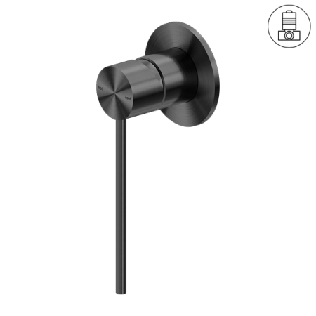 MECCA CARE SHOWER MIXER VALVE KIT SINGLE HANDLE SHOWER VALVE BODY REPLACEMENT SINGLE FUNCTION ROUGH-IN VALVE GUN METAL (NR221911xGM)