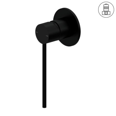 MECCA CARE SHOWER MIXER VALVE KIT SINGLE HANDLE SHOWER VALVE BODY REPLACEMENT SINGLE FUNCTION ROUGH-IN VALVE MATTE BLACK (NR221911xMB)