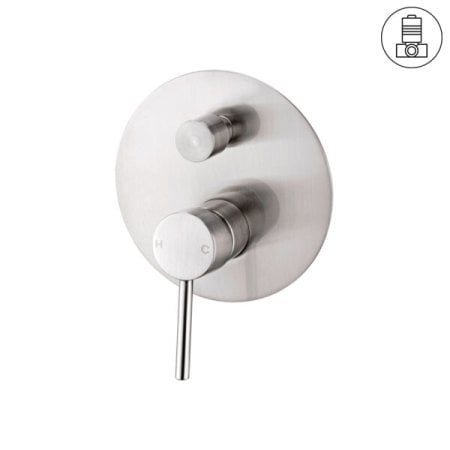 DOLCE SHOWER MIXER WITH DIVERTOR BRUSHED NICKEL (NR250811aBN)