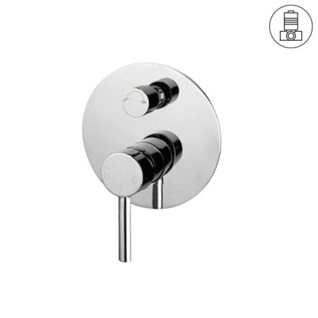 DOLCE SHOWER MIXER WITH DIVERTOR CHROME (NR250811aCH)