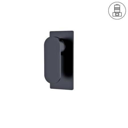 ECCO SHOWER MIXER VALVE SINGLE FUNCTION WALL MOUNT SHOWER VALVE TRIM REPLACEMENT KIT MATTE BLACK (NR301311MB)