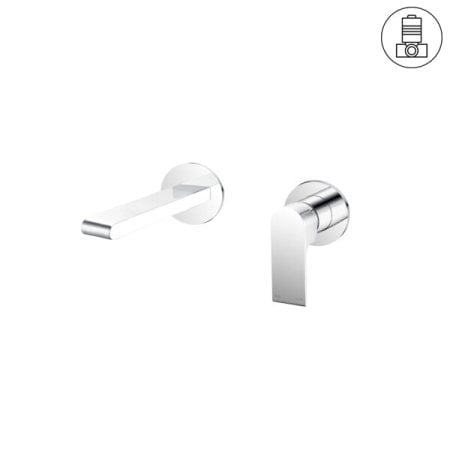 BIANCA WALL BASIN/BATH MIXER SEPARATE BACK PLATE 187/230MM CHROME (NR321510eCH / NR321510fCH)