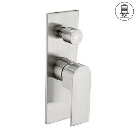 BIANCA SHOWER MIXER WITH DIVERTOR BRUSHED NICKEL (NR321511aBN)