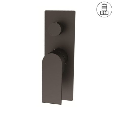 BIANCA SHOWER MIXER WITH DIVERTOR MATTE BLACK (NR321511aMB)