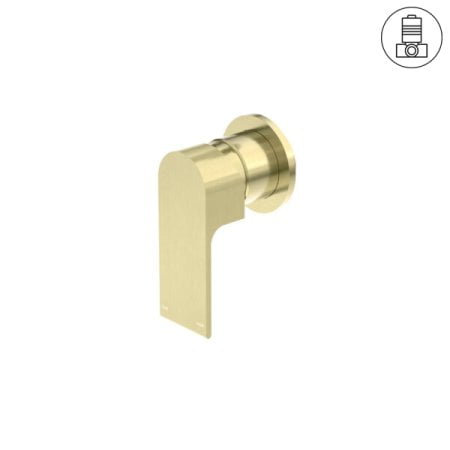 BIANCA SHOWER MIXER ROUND PLATE BRUSHED GOLD (NR321511dBG)