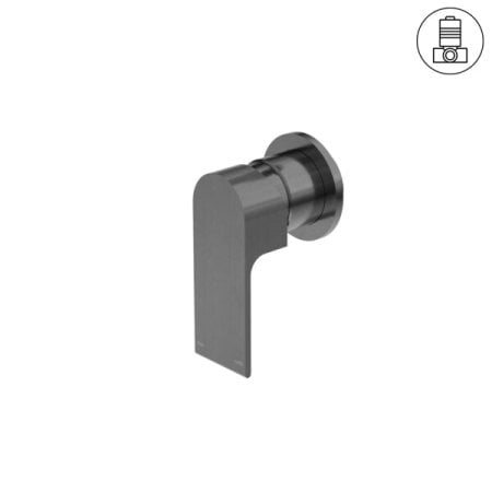 BIANCA SHOWER MIXER ROUND PLATE GUN METAL (NR321511dGM)