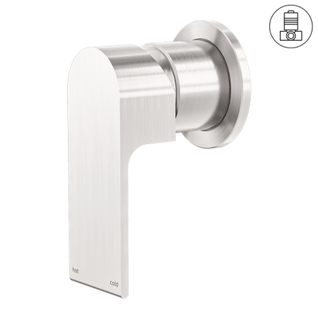 BIANCA SHOWER MIXER WITH 60MM PLATE BRUSHED NICKEL (NR321511hBN)