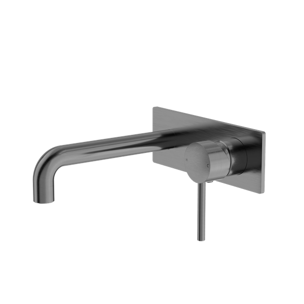 DOLCE WALL BASIN/BATH MIXER STYLISH SPOUT GUN METAL (NR250810bGM)