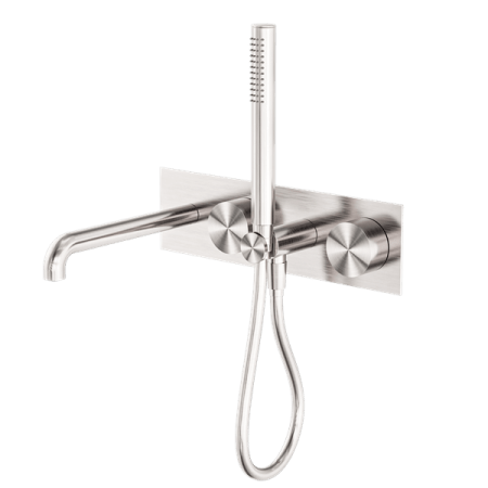 KARA PROGRESSIVE SHOWER SYSTEM SHOWER FAUCET SET WITH SPOUT 230MM/250MM BRUSHED NICKEL (NR271903a230/250BN)
