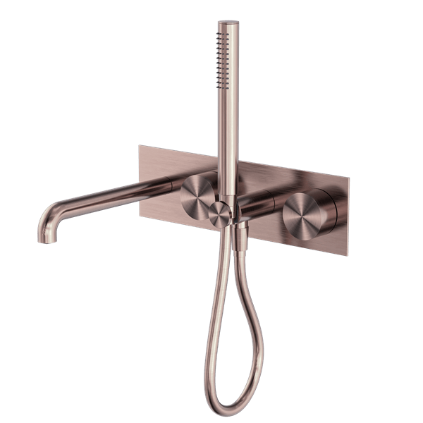 KARA PROGRESSIVE SHOWER SYSTEM SHOWER FAUCET SET WITH SPOUT 230MM/250MM BRUSHED BRONZE (NR271903a230/250BZ)