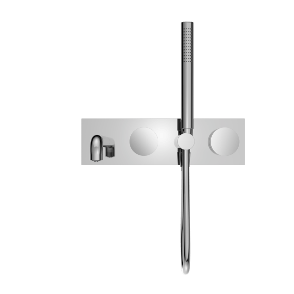 KARA PROGRESSIVE SHOWER SYSTEM SHOWER FAUCET SET WITH SPOUT 230MM/250MM CHROME (NR271903a230/250CH)