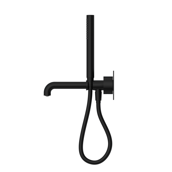 KARA PROGRESSIVE SHOWER SYSTEM SHOWER FAUCET SET WITH SPOUT 230MM/250MM MATTE BLACK (NR271903a230/250MB)