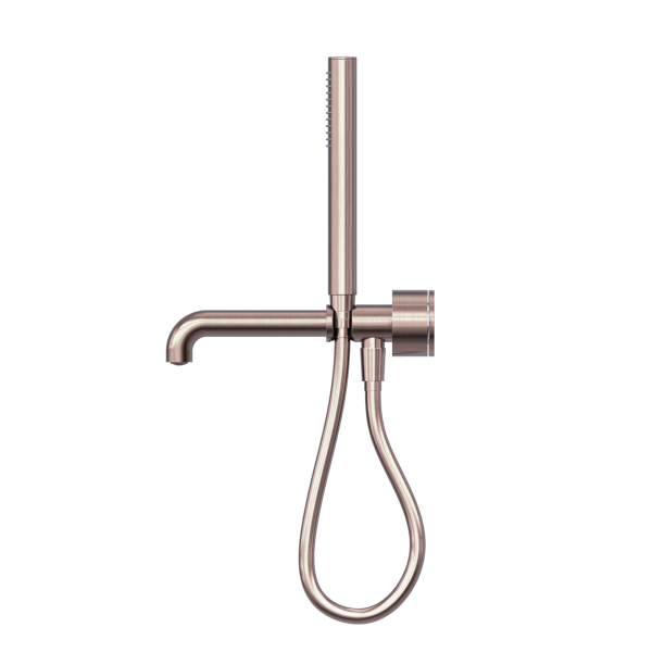 KARA PROGRESSIVE SHOWER SYSTEM SHOWER FAUCET SET SEPARATE PLATE WITH SPOUT 230/250MM BRUSHED BRONZE (NR271903b230/250BZ)